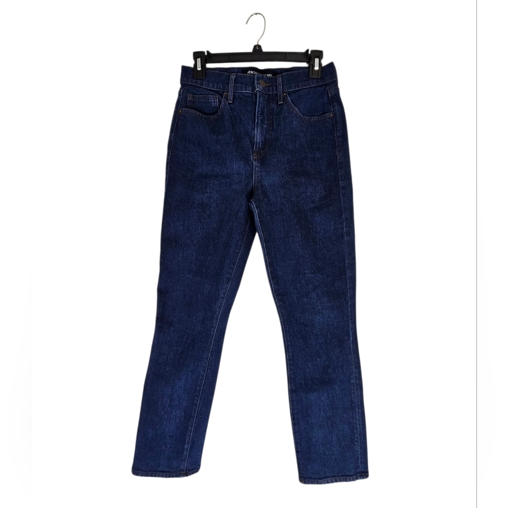 Veronica Beard Alenah Slim Straight High Rise Blue Jeans 26 Preowned